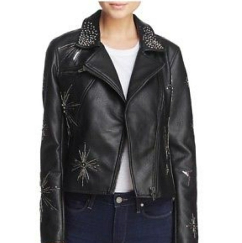 Leather Studded Jacket